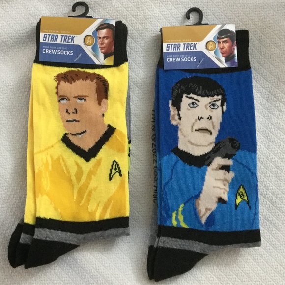 Star Trek Other - NEW Mens Star Trek Crew Socks 2 Pairs